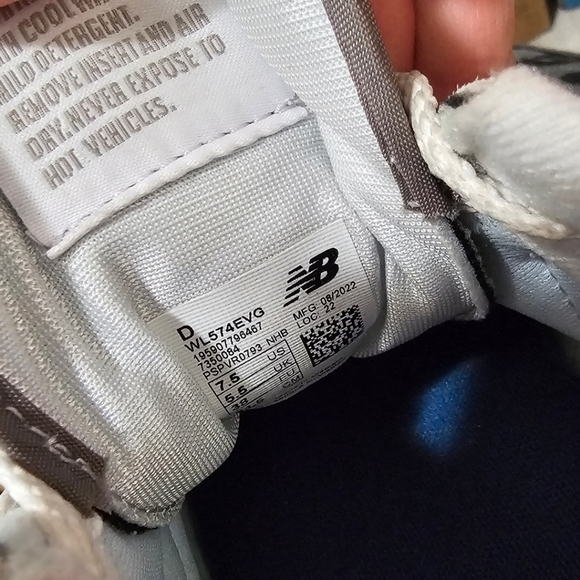 New Balance 574 Evergreen Green Leaf in Grey with White WL574EVG - Picture 10 of 11